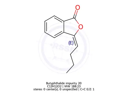 Chemical structure of Butyphthalide impurity 20