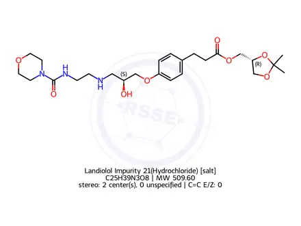 Chemical structure of Landiolol Impurity 21