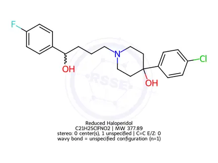 Chemical structure of Reduced Haloperidol