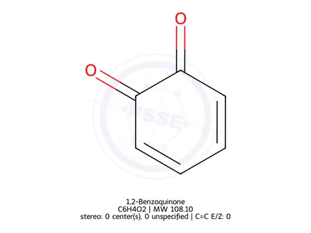 Chemical structure of 2-benzoquinone