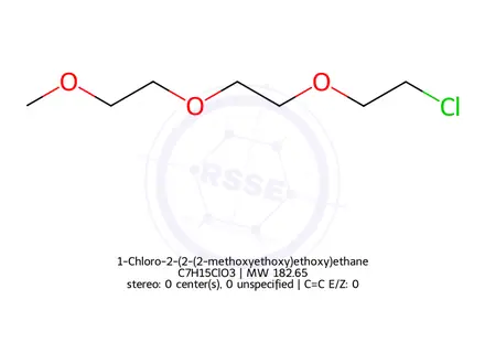 Chemical structure of 1-Chloro-2-(2-(2-methoxyethoxy)ethoxy)ethane