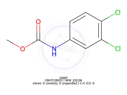 Chemical structure of SWEP