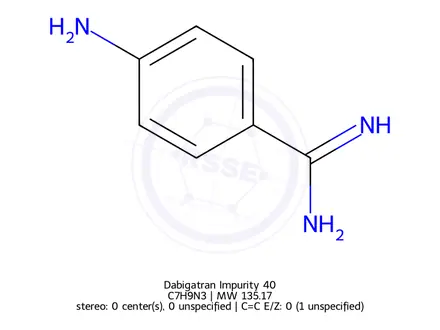 Chemical structure of Dabigatran Impurity 40