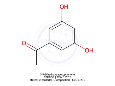 Chemical structure of 3,5-Dihydroxyacetophenone