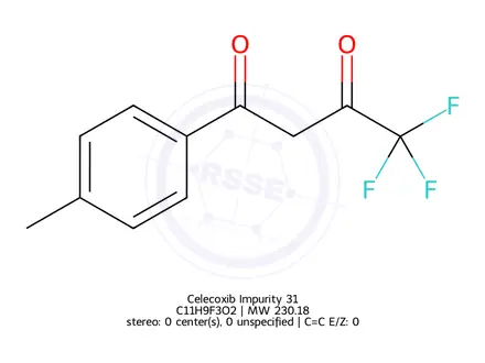 Chemical structure of Celecoxib Impurity 32