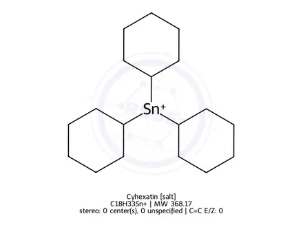 Chemical structure of Cyhexatin