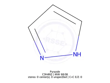 Chemical structure of Pyrazole