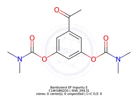 Chemical structure of Bambuterol EP Impurity E