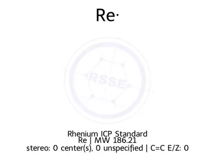 Chemical structure of Rhenium ICP Standard