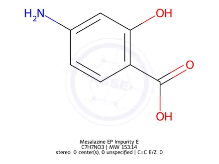 Chemical structure of Mesalazine EP Impurity E