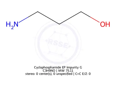 Chemical structure of 3-Amino-1-propanol