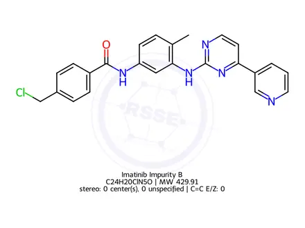 Chemical structure of Imatinib Impurity B