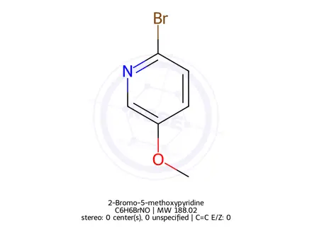Chemical structure of 2-Bromo-5-methoxypyridine