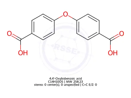 Chemical structure of 4,4'-Oxybisbenzoic acid