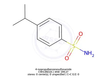 Chemical structure of 4-isopropylbenzenesulfonamide