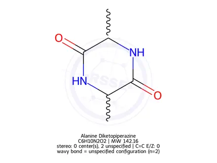 Chemical structure of Alanine Diketopiperazine