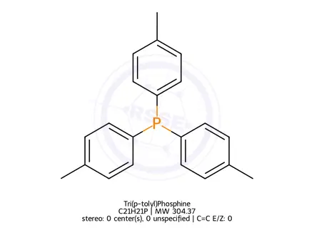 Chemical structure of Tri(p-tolyl)Phosphine