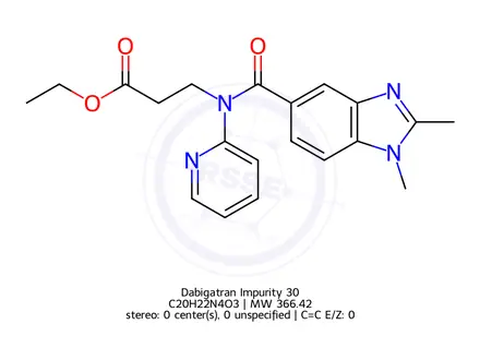 Chemical structure of Dabigatran Impurity 57