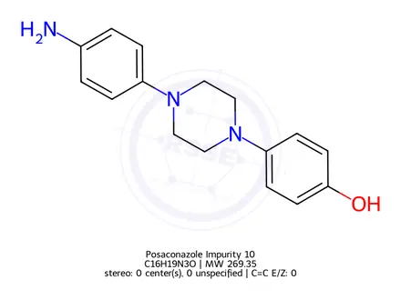 Chemical structure of Posaconazole Impurity 10