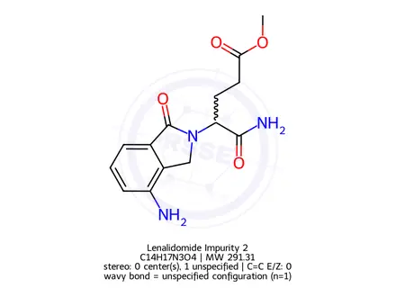 Chemical structure of Lenalidomide Impurity 2