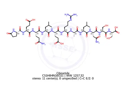 Chemical structure of Cibinetide