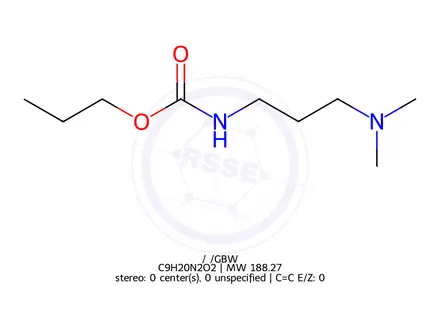 Chemical structure of Propamocarb