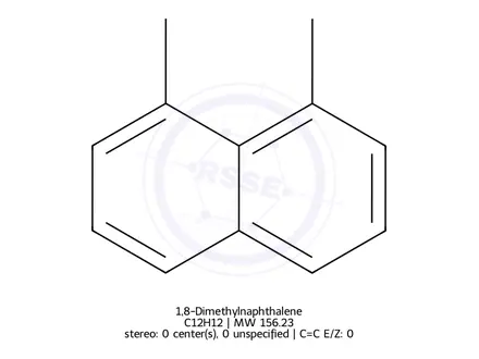 Chemical structure of 1,8-Dimethylnaphthalene