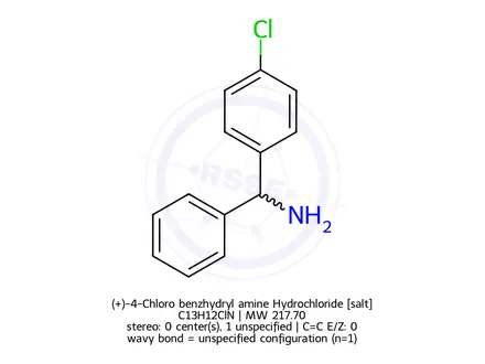 Chemical structure of (4-Chlorophenyl)(phenyl)methanamine