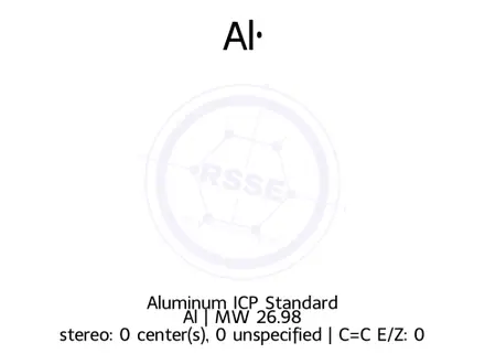 Chemical structure of Aluminum ICP Standard