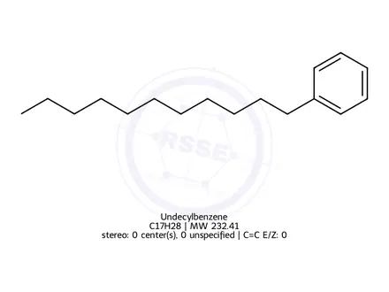Chemical structure of Undecylbenzene