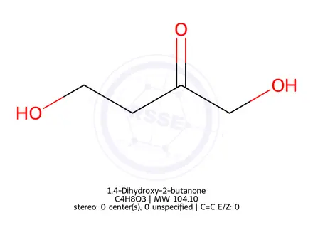 Chemical structure of 1,4-Dihydroxy-2-butanone