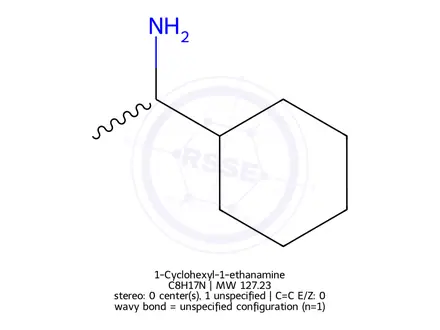 Chemical structure of 1-Cyclohexyl-1-ethanamine