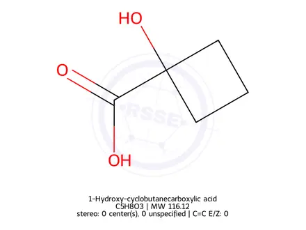 Chemical structure of 1-Hydroxy-cyclobutanecarboxylic acid