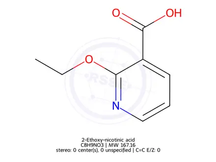 Chemical structure of 2-Ethoxy-nicotinic acid