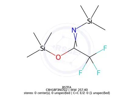 Chemical structure of BSTFA