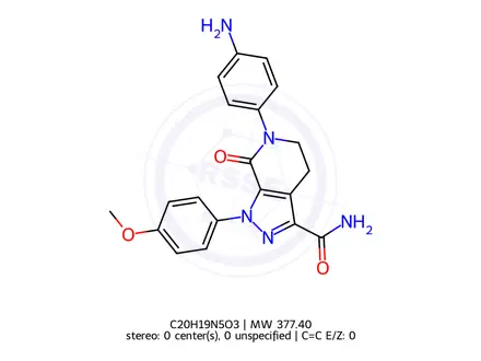 Chemical structure of Apixaban Impurity 16