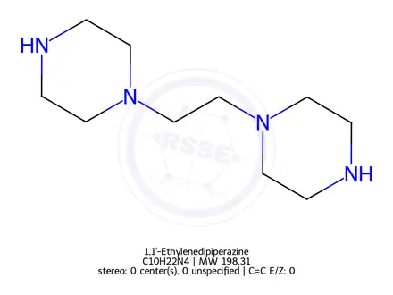 Chemical structure of 1,1'-Ethylenedipiperazine