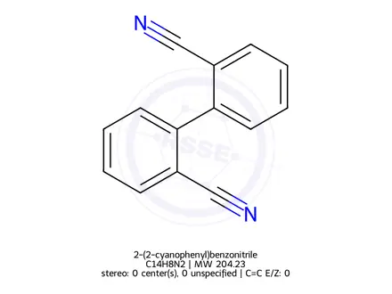 Chemical structure of 2-(2-cyanophenyl)benzonitrile