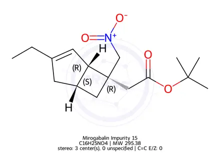Chemical structure of Mirogabalin Impurity 15