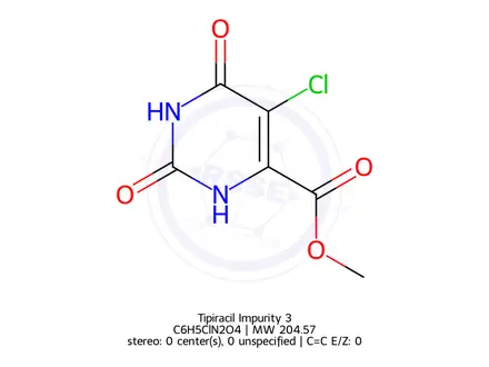 Chemical structure of Tipiracil Impurity 3