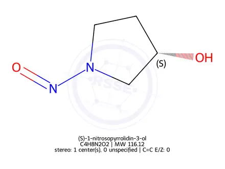 Chemical structure of (S)-1-nitrosopyrrolidin-3-ol