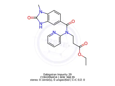 Chemical structure of Dabigatran Impurity 26