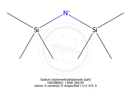Chemical structure of Sodium bis(trimethylsilyl)amide