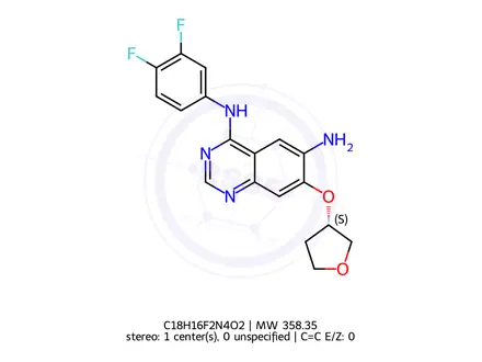 Chemical structure of Afatinib Impurity 120