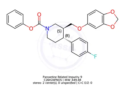 Chemical structure of Paroxetine Related Impurity 9