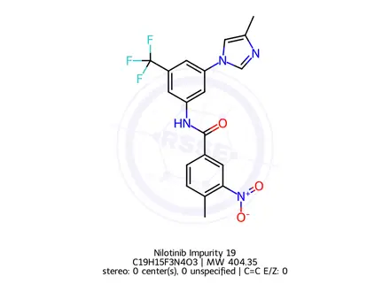 Chemical structure of Nilotinib Impurity 19