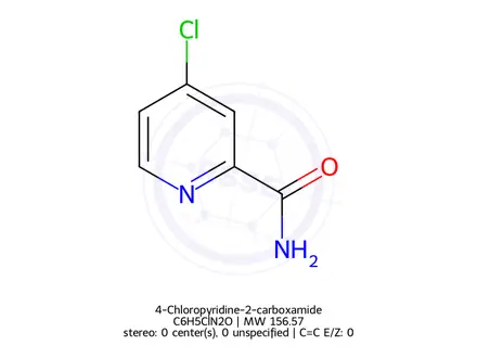 Chemical structure of 4-Chloropyridine-2-carboxamide