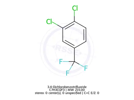 Chemical structure of 3,4-Dichlorobenzotrifluoride