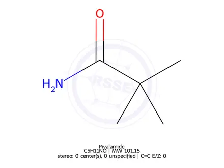 Chemical structure of Pivalamide
