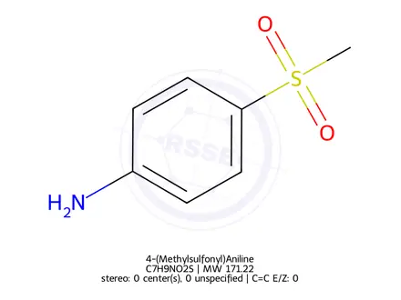 Chemical structure of 4-(Methylsulfonyl)Aniline
